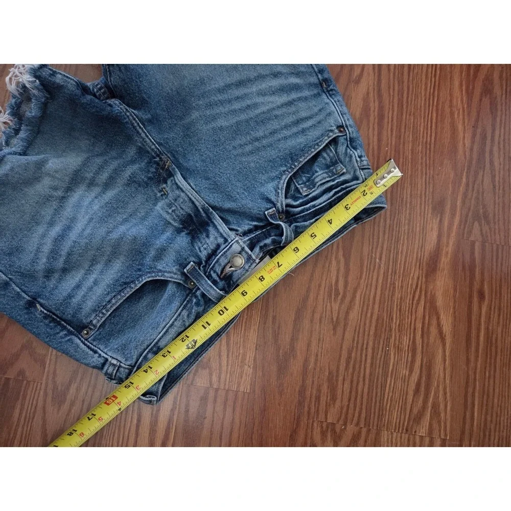 Universal Thread Mid-Rise 90s Baggy Denim Shorts Blue Cut‎ Off Size 2/26